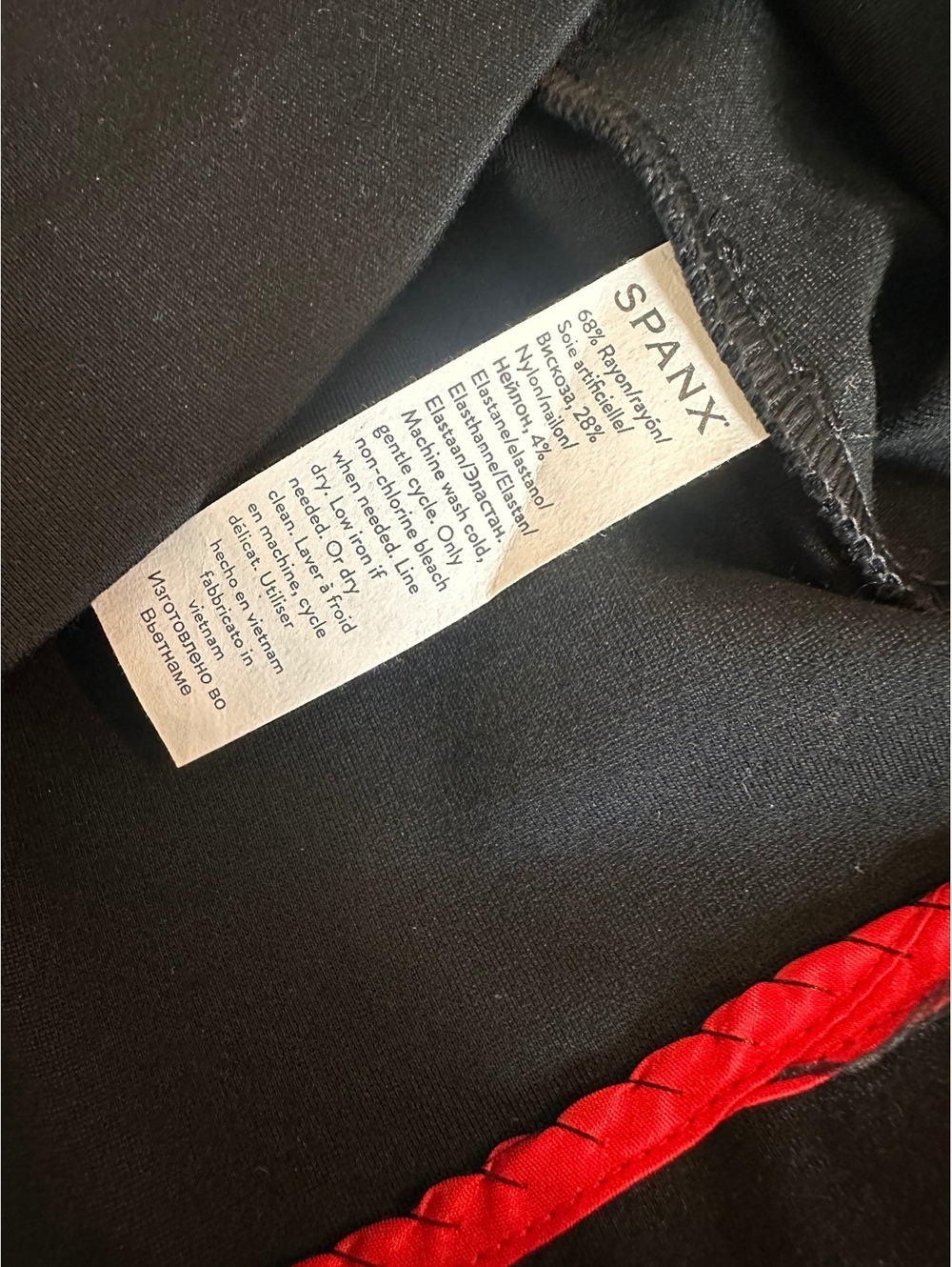 NWT SPANX The Perfect Fit & Flare Dress in Classic Black Women’s size 1X 20381R - Picture 8 of 15